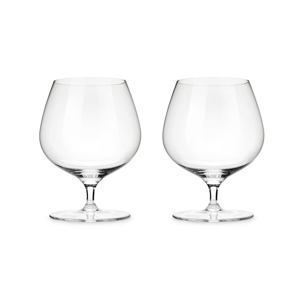 Crystal Wingback Brandy Glasses