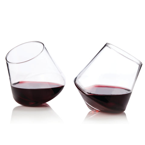 Rolling Wine Glasses