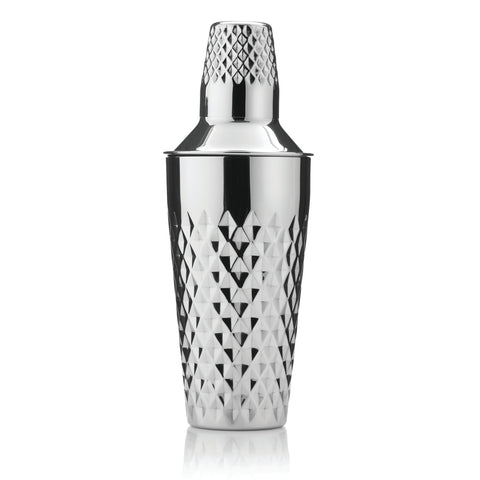 Stainless Steel Faceted Cocktail Shaker