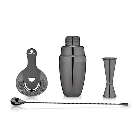 Gunmetal Mixologist Set