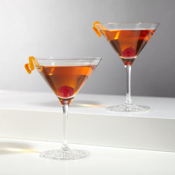 set of cocktail glasses