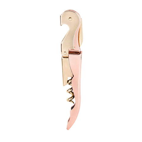 Copper & Gold Double Hinged Corkscrew