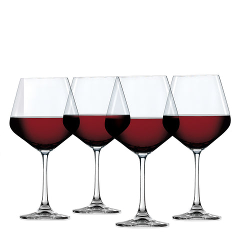 Style Burgundy Glass (Set of 4)