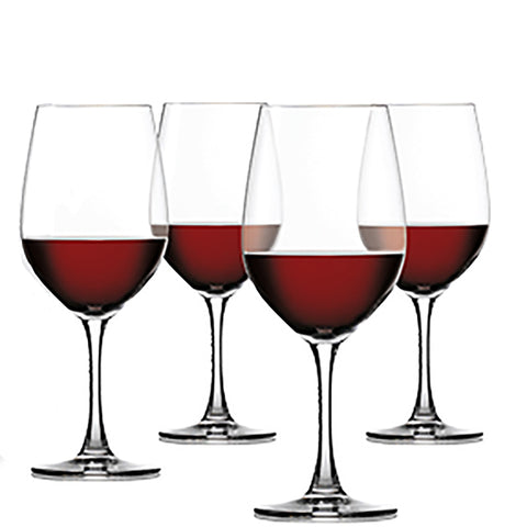 Wine Lovers Bordeaux Glasses (Set of 4)